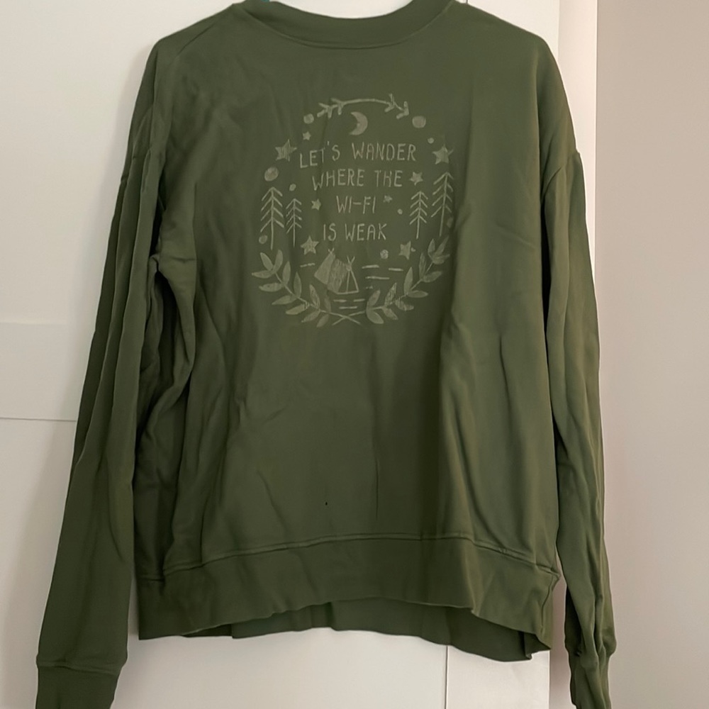 Thin sweatshirt. Oversized. Size small. Never worn